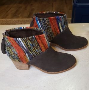 TOMS Leila Boho Suede Booties